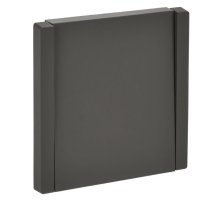FORTE&PIANO Выключатель 1-клавишный самовозвратный FP310 скрытой установки 10А серый (FP-V14-0-10-1-K03)