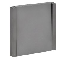 FORTE&PIANO Выключатель 1-клавишный самовозвратный FP510 скрытой установки 10А сталь (FP-V14-0-10-1-K46)