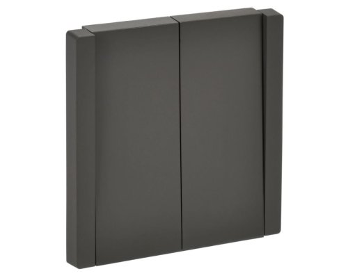 FORTE&PIANO Выключатель 2-клавишный FP305 скрытой установки 10А серый (FP-V20-0-10-1-K03)