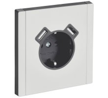 FORTE&PIANO Розетка USB A+A 3,1А FP245M с заземлением с защитными шторками винтовое крепление скрытой установки 16А металл белый (FP-R14-16-U21-D31-M-K01)