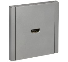 FORTE&PIANO Розетка HDMI FP540 скрытой установки сталь (FP-H10-K46)