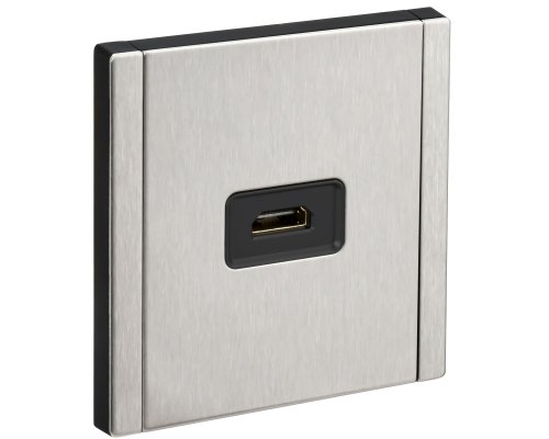 FORTE&PIANO Розетка HDMI FP740M скрытой установки металл никель (FP-H10-M-K50)