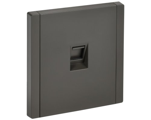 FORTE&PIANO Розетка компьютерная RJ45 кат.5E FP332 скрытой установки серый (FP-K10-1-K03)