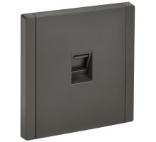 FORTE&PIANO Розетка компьютерная RJ45 кат.6 FP331 скрытой установки серый (FP-K10-2-K03)