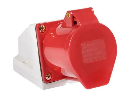 Розетка стационарная наружная 114 3Р+РЕ 16А 380В IP44 (ps-114-16-380)