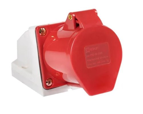 Розетка стационарная наружная 123 2Р+РЕ 32А 220В IP44 (ps-123-32-220)