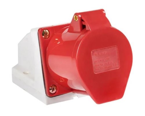 Розетка стационарная наружная 124 3Р+РЕ 32А 380В IP44 (ps-124-32-380)