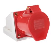 Розетка стационарная наружная 125 3Р+РЕ+N 32А 380В IP44 (ps-125-32-380)