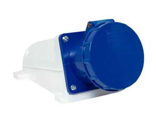 Розетка стационарная наружная 133 2Р+РЕ 63А 220В IP67 (ps-133-63-220)
