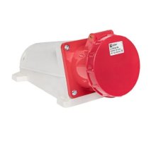 Розетка стационарная наружная 134 3Р+РЕ 63А 380В IP67 (ps-134-63-380)