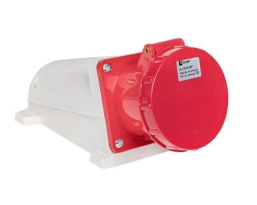 Розетка стационарная наружная 135 3Р+РЕ+N 63А 380В IP67 (ps-135-63-380)