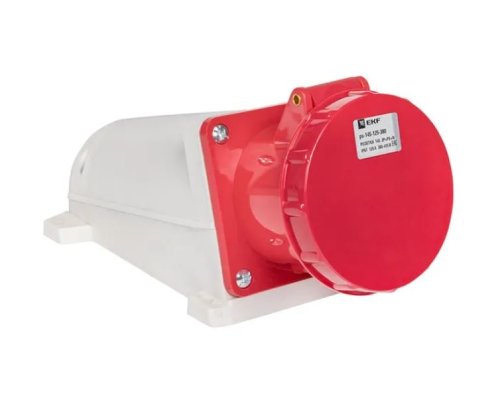 Розетка стационарная наружная 145 3Р+РЕ+N 125А 380В IP67 (ps-145-125-380)