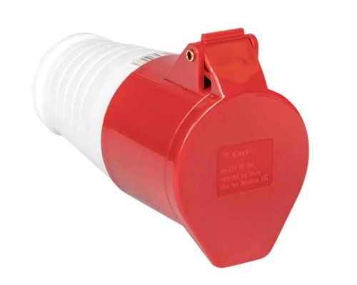 Розетка переносная 214 16А IP44 380В 3Р+РЕ (ps-214-16-380)