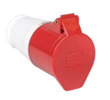 Розетка переносная 215 16А IP44 380В 3Р+РЕ+N (ps-215-16-380)