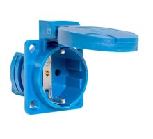 Розетка панельная 112 16А IP54 220В 2Р+PЕ (ps-112-16-220)