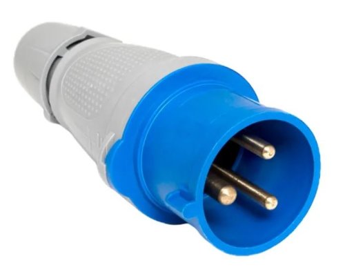 Вилка 23 32А 2Р+РЕ IP44 переносная 220В PROxima (ps-023-32-220-PRO)