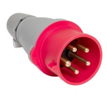 Вилка 25 32А 3Р+РЕ+N IP44 переносная 380В PROxima (ps-025-32-380-PRO)