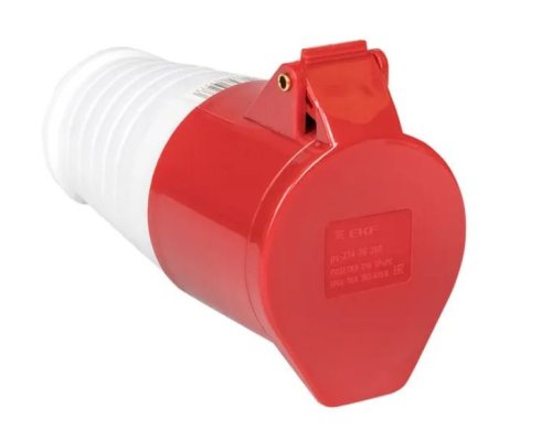 Розетка переносная 214 16А IP44 380В 3Р+РЕ PROxima (ps-214-16-380-PRO)