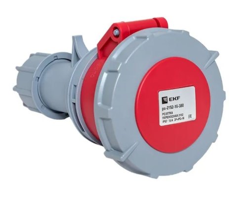 Розетка переносная 2152 16А IP67 380В 3Р+РЕ+N PROxima (ps-2152-16-380)