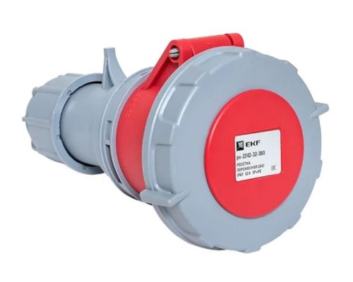 Розетка переносная 2242 32А IP67 380В 3Р+РЕ PROxima (ps-2242-32-380)