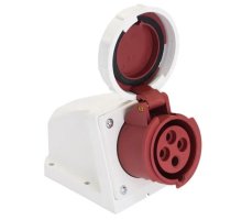 Розетка стационарная наружная 1142 3Р+РЕ 16А 380В IP67 PROxima (ps-1142-16-380)