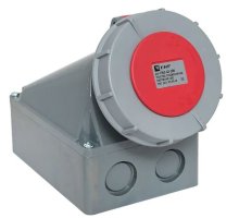 Розетка стационарная наружная 1352 3Р+РЕ+N 63А 380В IP67 PROxima (ps-1352-63-380)