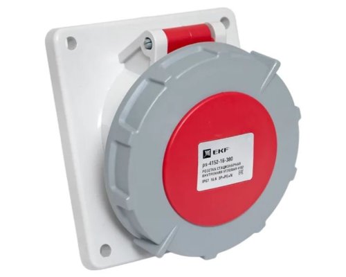 Розетка стационарная внутренняя 4152 3Р+РЕ+N 16А 380В IP67 PROxima (ps-4152-16-380)