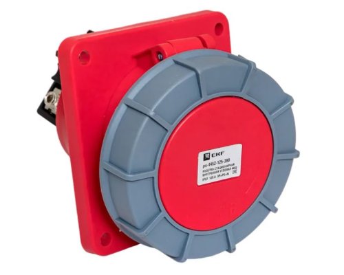Розетка стационарная внутренняя 4452 3Р+РЕ+N 125А 380В IP67 PROxima (ps-4452-125-380)