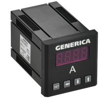 Амперметр цифровой щитовой однофазный 48х48 LED GENERICA (IDA31-5-1-0-LED-G)