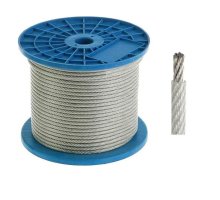 Трос стальной в ПВХ оплетке DIN 3055 3 мм (2/3) (PR08.29470)
