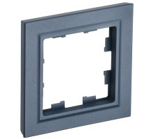 Рамка 1-местная РУ-1-БрМ маренго BRITE (BR-M12-K35)