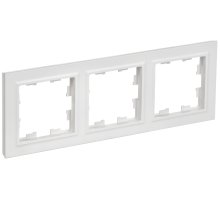 Рамка 3-местная РУ-3-БрАБ арктический белый BRITE (BR-M32-K91)