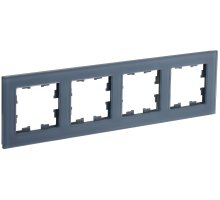 Рамка 4-местная РУ-4-2-Бр стекло маренго матовый BRITE (BR-M42-G-31-K35)
