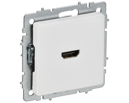Розетка HDMI BRITE РHDMI-0-БрАБ арктический белый (BR-H10-K91)