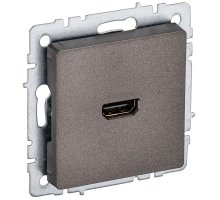 Розетка HDMI BRITE РHDMI-0-БрТБ темная бронза (BR-H10-K45)