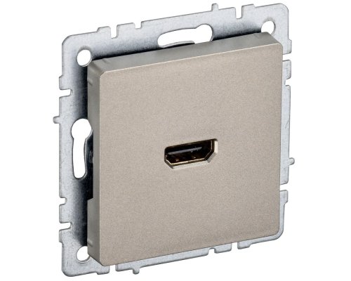 Розетка HDMI BRITE РHDMI-0-БрШ шампань (BR-H10-K37)