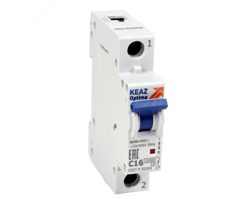 OptiDin BM63-1D16-10-УХЛ3, КЭАЗ (249205)