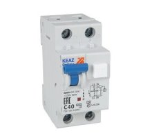 OptiDin D63-22C20-A 2п C 20А 30мА тип A 6кА УЗ, КЭАЗ (333143)