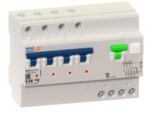 OptiDin VD63 4п C 63А 30мА тип A 6кА УХЛ4, КЭАЗ (103482)