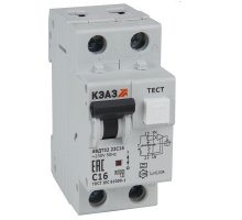 АВДТ32-23C50-ACS 2п C 50А 100мА тип AC 4.5кА УХЛ4, КЭАЗ (385187)