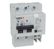 АД12-22C32-AC-УХЛ4 2п C 32А 30мА тип AC 4.5кА, КЭАЗ (318371)