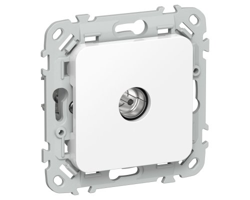 FLITE Розетка TV оконечная тип F РТВф-1-1-1-ФлБ скрытой установки белый (FI-A10-O-K01)