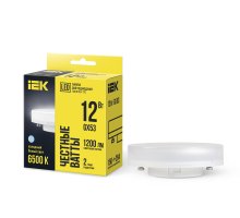 Лампа светодиодная T75 таблетка 12Вт 230В 6500К GX53 (LLE-T80-12-230-65-GX53)