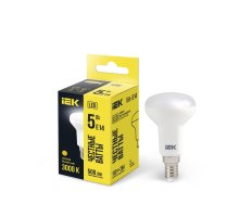 Лампа светодиодная R50 рефлектор 5Вт 230В 3000К E14 (LLE-R50-5-230-30-E14)