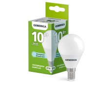 Лампа светодиодная G45 шар 10Вт 230В 6500К E14 (LL-G45-10-230-65-E14-G)