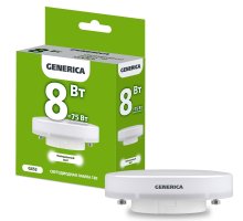 Лампа светодиодная T80 таблетка 8Вт 230В 4000К GX53 (LL-T80-08-230-40-GX53-G)