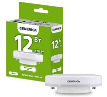 Лампа светодиодная T80 таблетка 12Вт 230В 4000К GX53 (LL-T80-12-230-40-GX53-G)