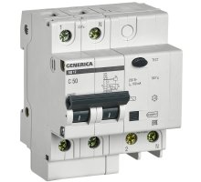 GENERICA АД12 2Р 50А 100мА (MAD15-2-050-C-100)